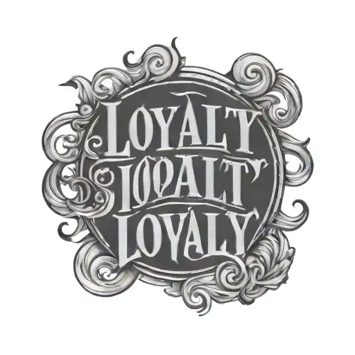 Loyalty Fonts For Tshirt
