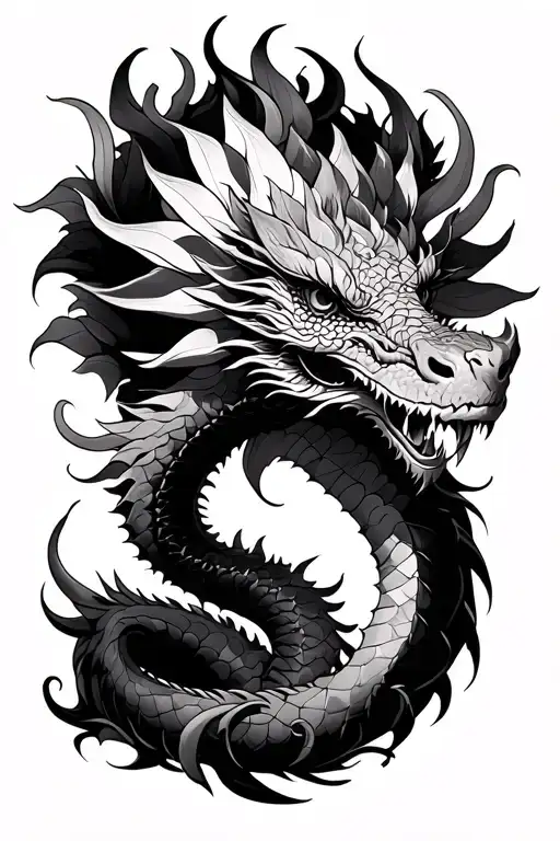 Dragon And Lotus