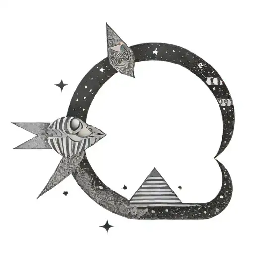 Egyptian Galaxy Filled With Stars