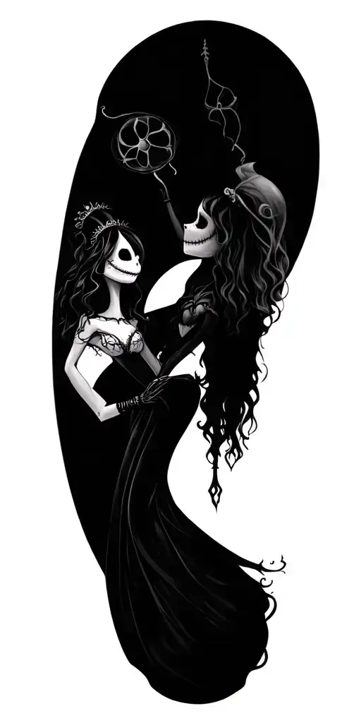 Corps Bride Und Nightmare Before Christmas