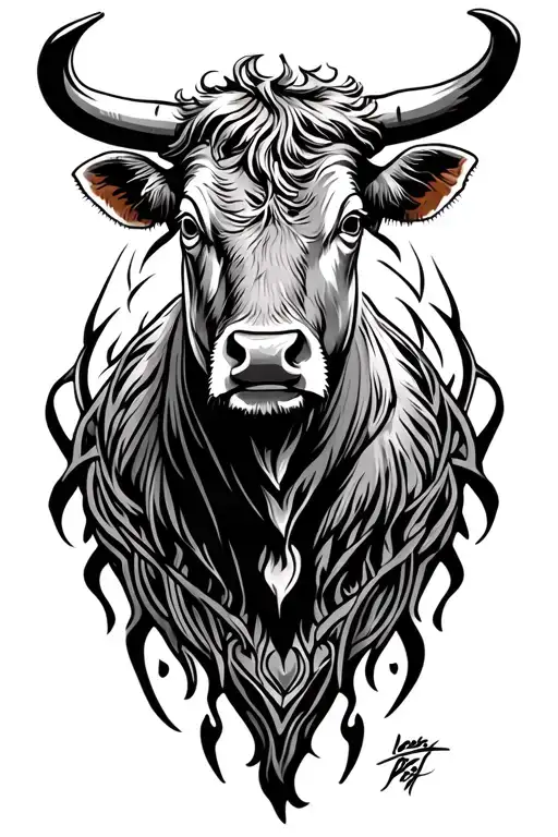 Highlander Cow Head