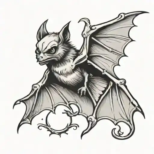 Halloween Bat Flying