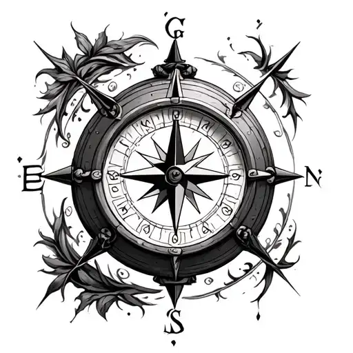 Compass Clock