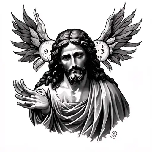 Jesus With A Clock