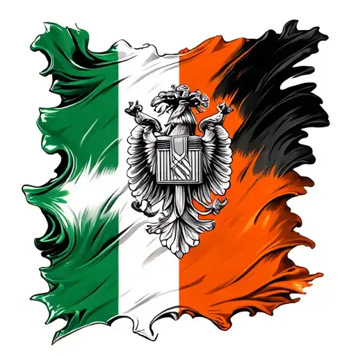 Irish Flag Italian Flag