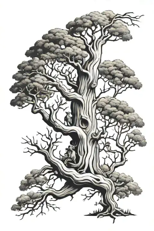 Tree Branches Life Events Like Marriage And First