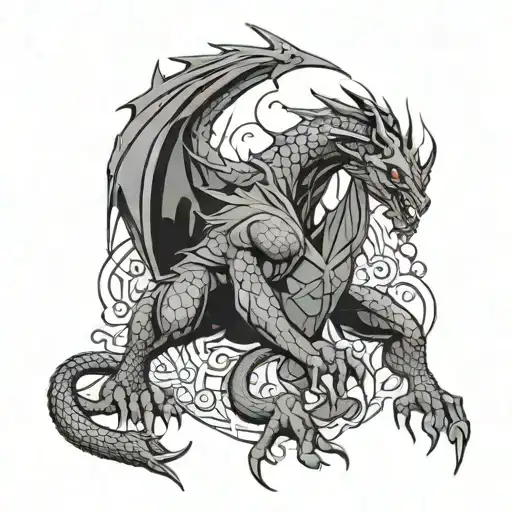 Dragon And Spiderman