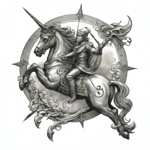 Sagittarius And Clcok