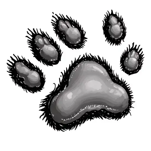 Hollywood Dog Paw Print