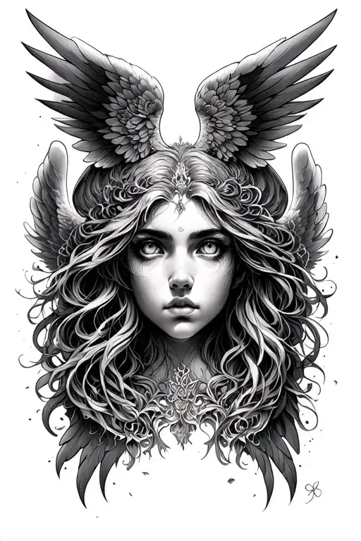 Seraphim Angel Symmetrical Eyes Everywhere