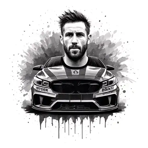 Fc Barcelona Messi Coldplay Car