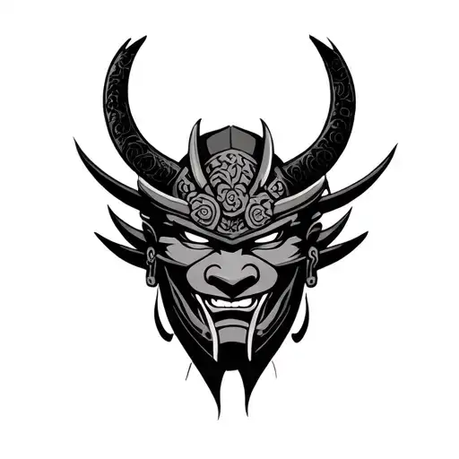 Samurai Oni Mask