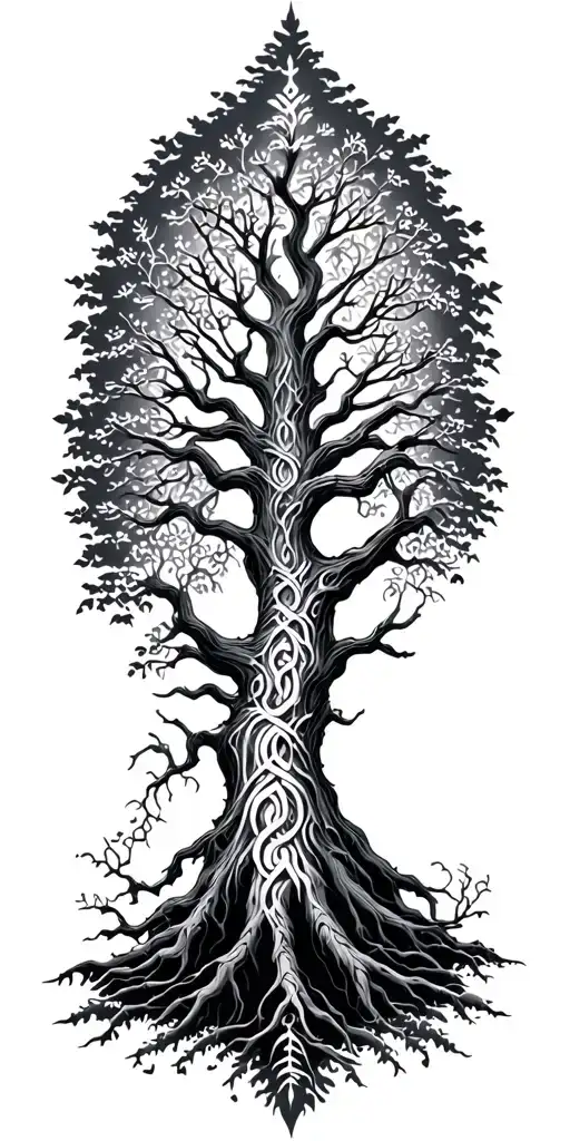 Yggdrasil Tree With Nordic