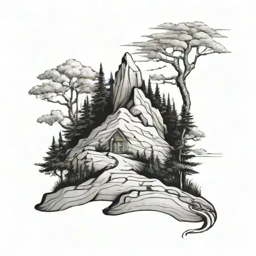 Standing On A Hill In My Mountain Of Dreams Telling Myself Is Not As Hard As It Seems