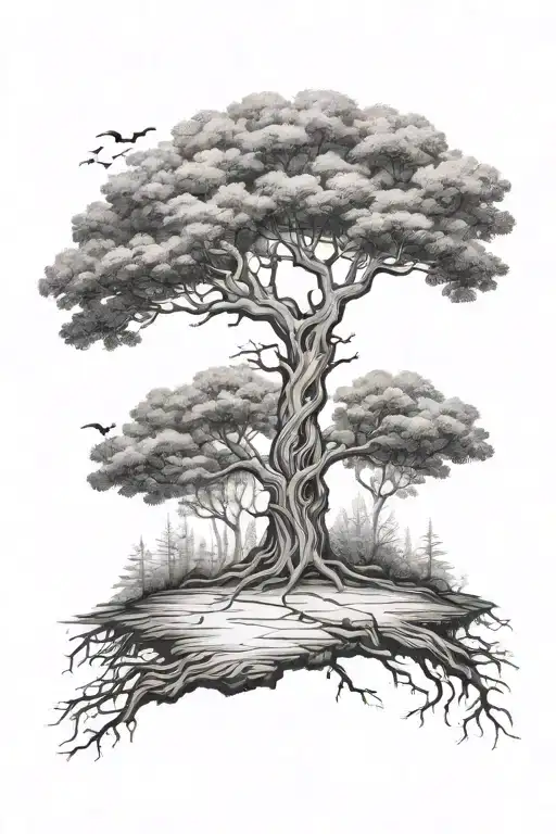 The Journey Of Life Tree