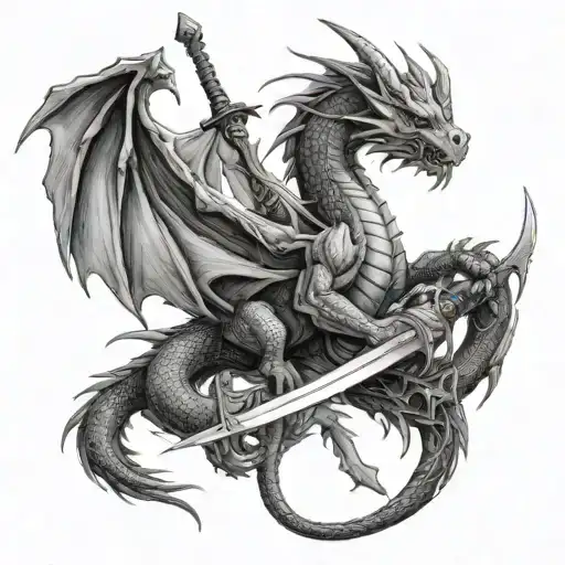 Dragon And Sword