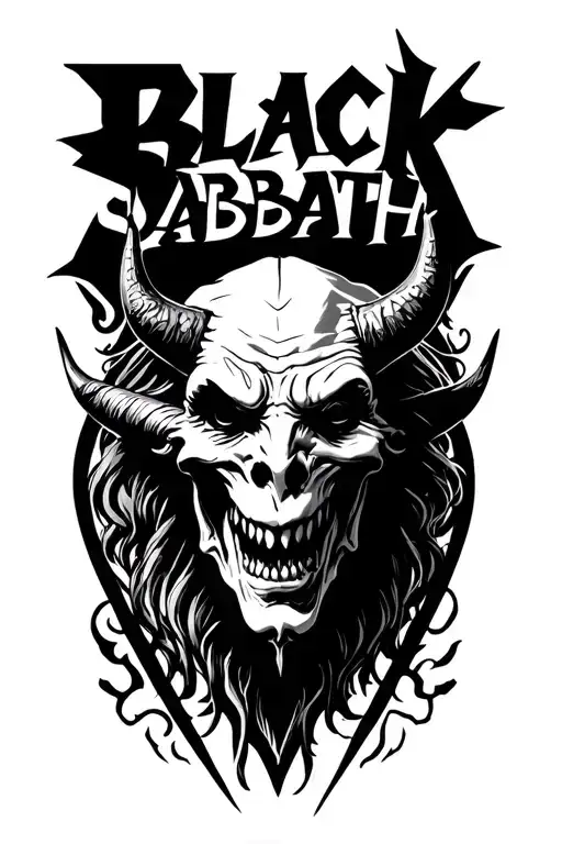 Black Sabbath Devil Logo
