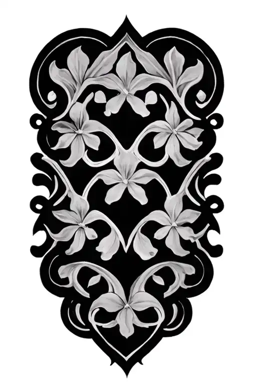 Quatrefoil And Trefoil