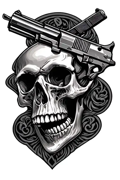 Skull An Guns