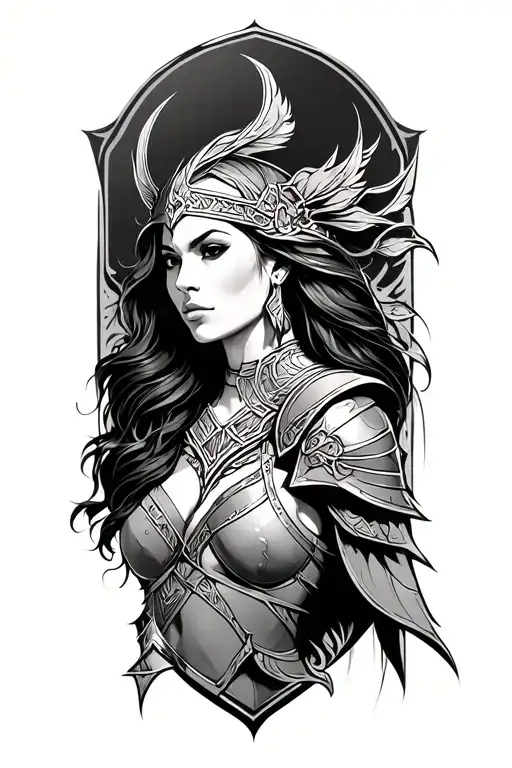 Curvy Valkarie Warrior