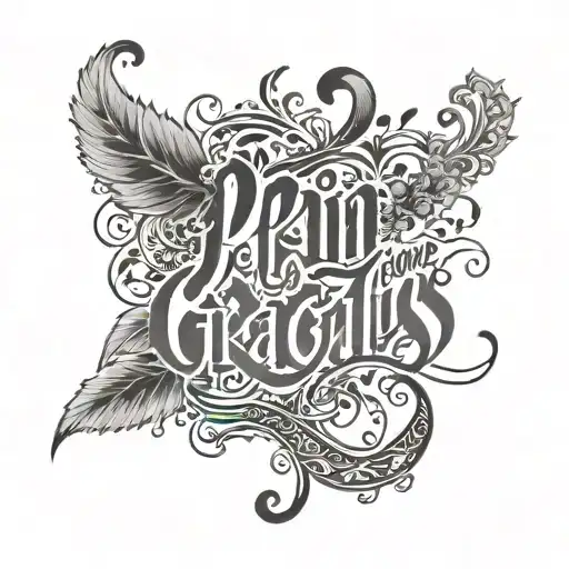 Let Pain Be Gracious Quote In Arabic Writing