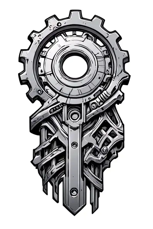 Warhammer 40K Mechanical Gear Integrated