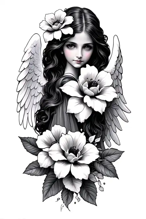 Flowers Angel