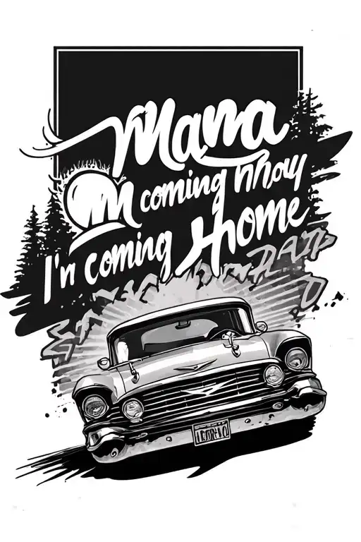 Mama I'm Coming Home And Dad With His Car Speeding