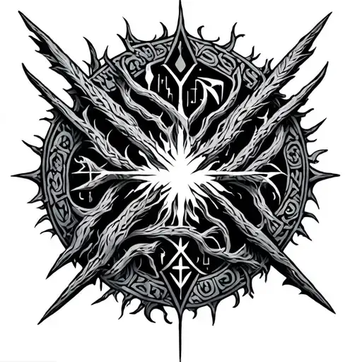 Yggdrassil Viking Nordic Runes