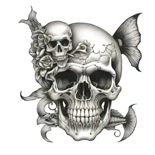Skull And Fisch