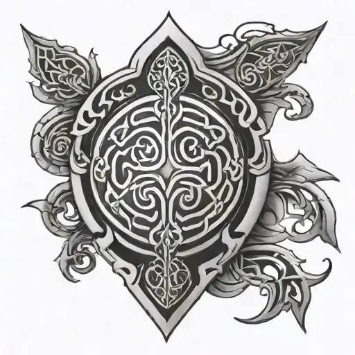 Celtic Shield Arm Sleve