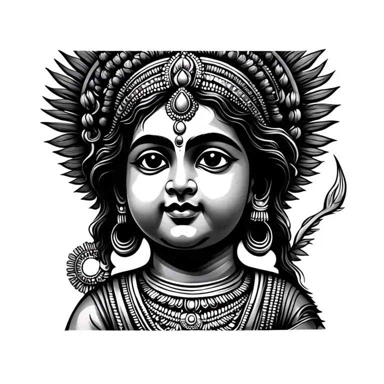 Baby Murugan Vel Symbol