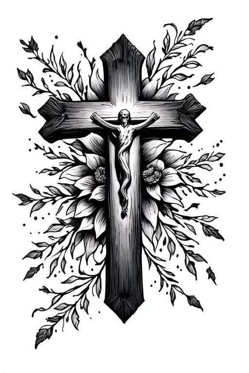 Cross With Bible Quote