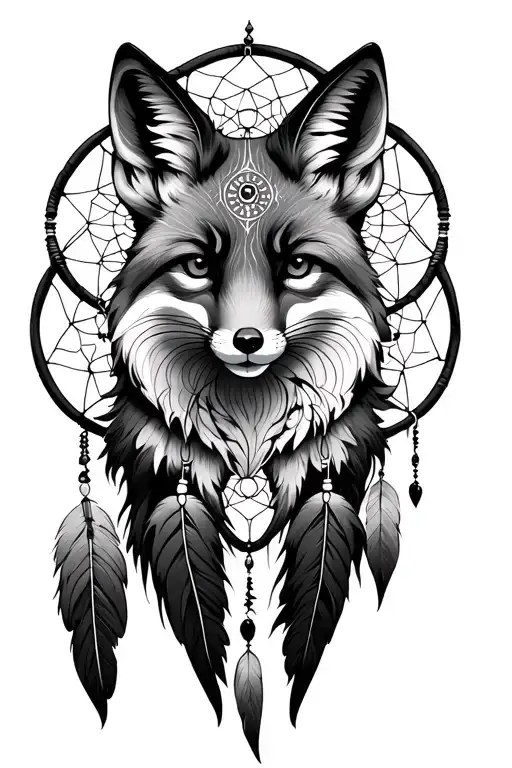 Dreamcatcher With A Fox Cybersigilism