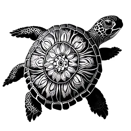 Mandala Turtle