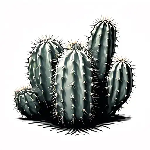 Cactus Resembling 'Alex Of The Film Orange Mecanic