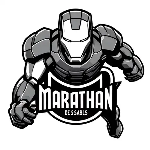 Ironman Logo With The Marathon De Sables Logo