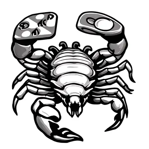 Scorpion Symbols Cash Money Dice Drugs Weed Symbols The Monopoly Guy Symbol