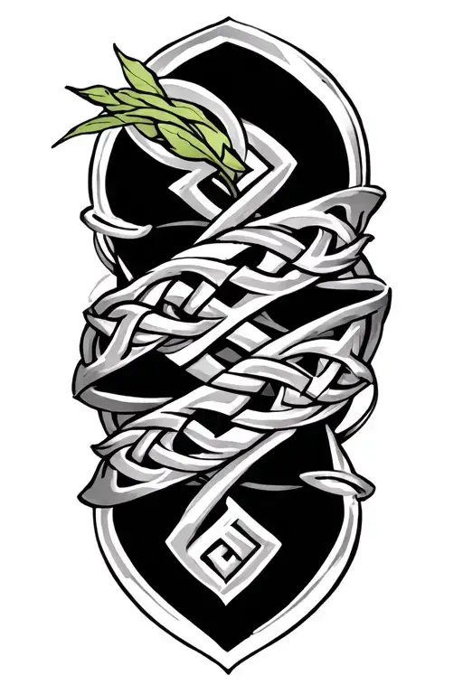 Celtic Arm Band And Performing