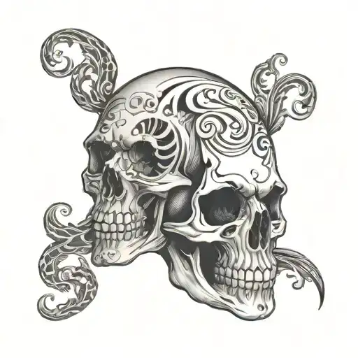Yin Yang Skull
