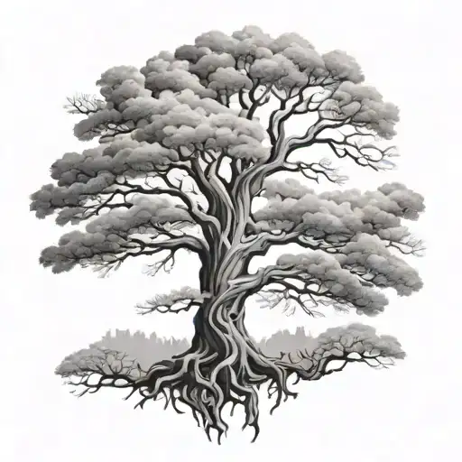 Big Tree On The Man Chest