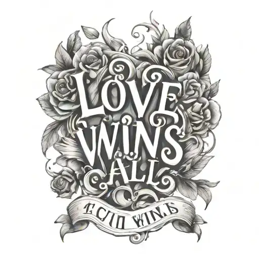 Love Wins All Written