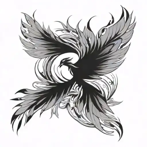 Abstract Fine Line Phenix