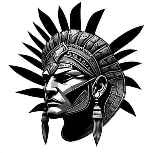 African Warrior Mask