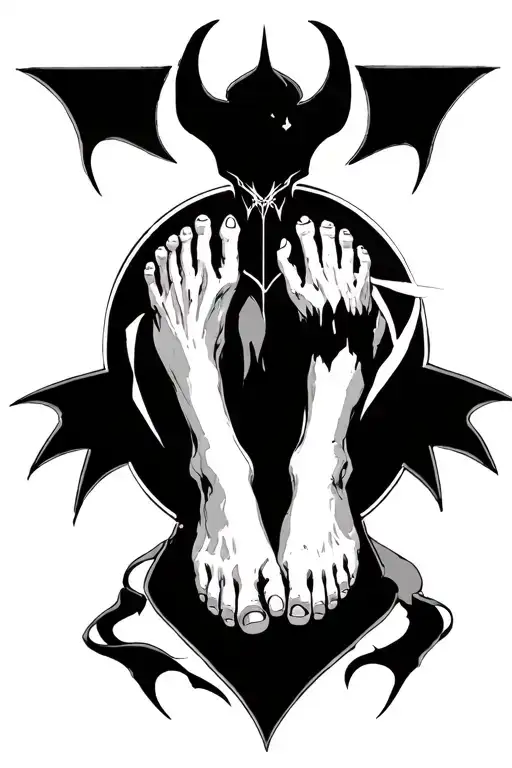 Anime Feet Satanism Occult Demon