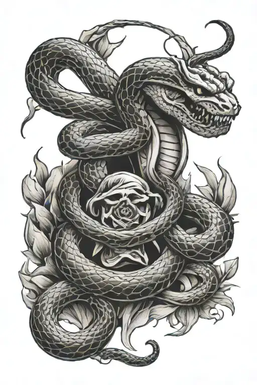 Snake And Reaper Holder