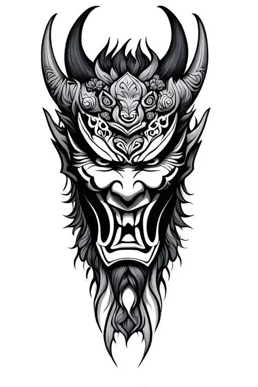 Japanese Oni Mask