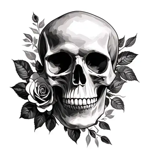Skull And Roses