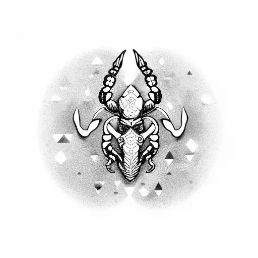 Scorpio Zodiac Sign With Letter Y