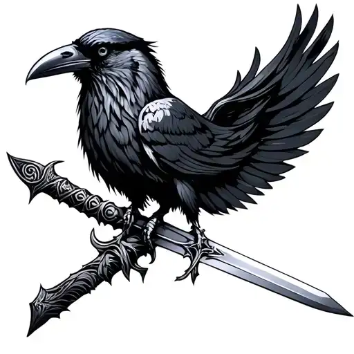 Nordic Crow Sword